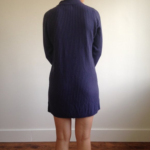 Conviction Sport - Dark Purple Sweater Dress - Picture 11 of 11